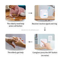 Système d'appel sans fil à vibration sonore longue portée Daytech pour les soins aux patients à domicile et à l'hôpital
