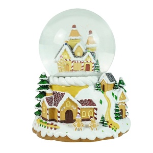 <span class=keywords><strong>Boule</strong></span> à <span class=keywords><strong>neige</strong></span> <span class=keywords><strong>de</strong></span> Noël personnalisée avec scène <span class=keywords><strong>de</strong></span> <span class=keywords><strong>village</strong></span> <span class=keywords><strong>de</strong></span> Noël LED, maison en pain d'épices, musique, <span class=keywords><strong>boule</strong></span> à <span class=keywords><strong>neige</strong></span> aquatique - Product Image 3