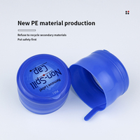 Tapa Desechable de PE de 55 mm para Botellas de Agua, Tapa Antiderrames para Bidones de Agua Mineral de 5 Galones (18.9 L), Venta al por Mayor