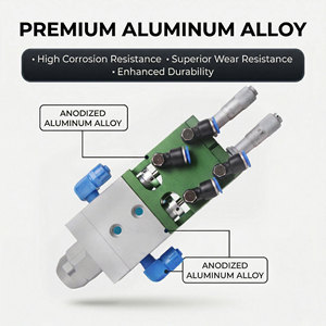 วาล์วจ่ายสารผสมแบบตลับคู่อะลูมิเนียมอัลลอยด์ JAPI รุ่น MY716A |   ราคาขายส่ง |   สำหรับงานประกอบชิ้นส่วนฮาร์ดแวร์ - Product Image 3