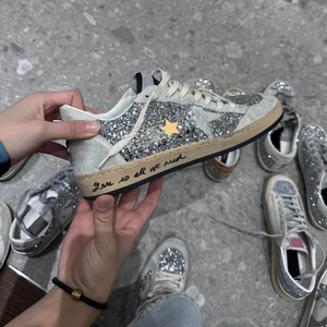 รองเท้าลำลองผู้ชาย ประดับดาวเลื่อม หนังวัวแท้ ดีไซน์อิตาลี ยี่ห้อ BBGG รองเท้าหรูสำหรับผู้ชาย - Product Image 1