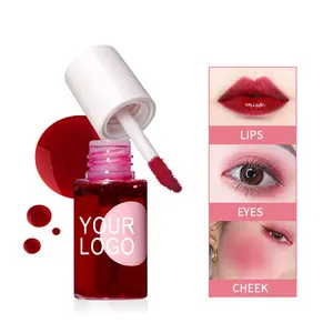 2022 Private Label lip tint Makeup Cosmetics natural non-sticky deeply hydrating smooth plumped lip gloss