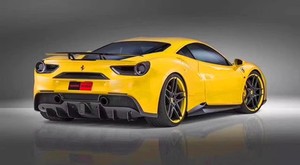 Para <span class=keywords><strong>Ferrari</strong></span> <span class=keywords><strong>488GTB</strong></span>, Modificación y Mejora Novitec, Difusor Trasero de Fibra de Carbono Seca, Carcasa Pequeña - Product Image 6