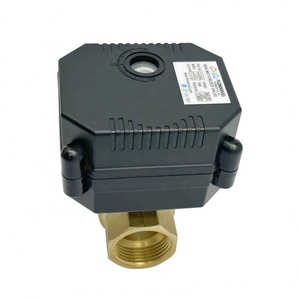 Válvula de bola motorizada de 12 V CC, válvula de control normalmente cerrada/abierta, mini actuador eléctrico con sello de silicona, asiento de PTFE e indicador de posición para agua. - Product Image 2