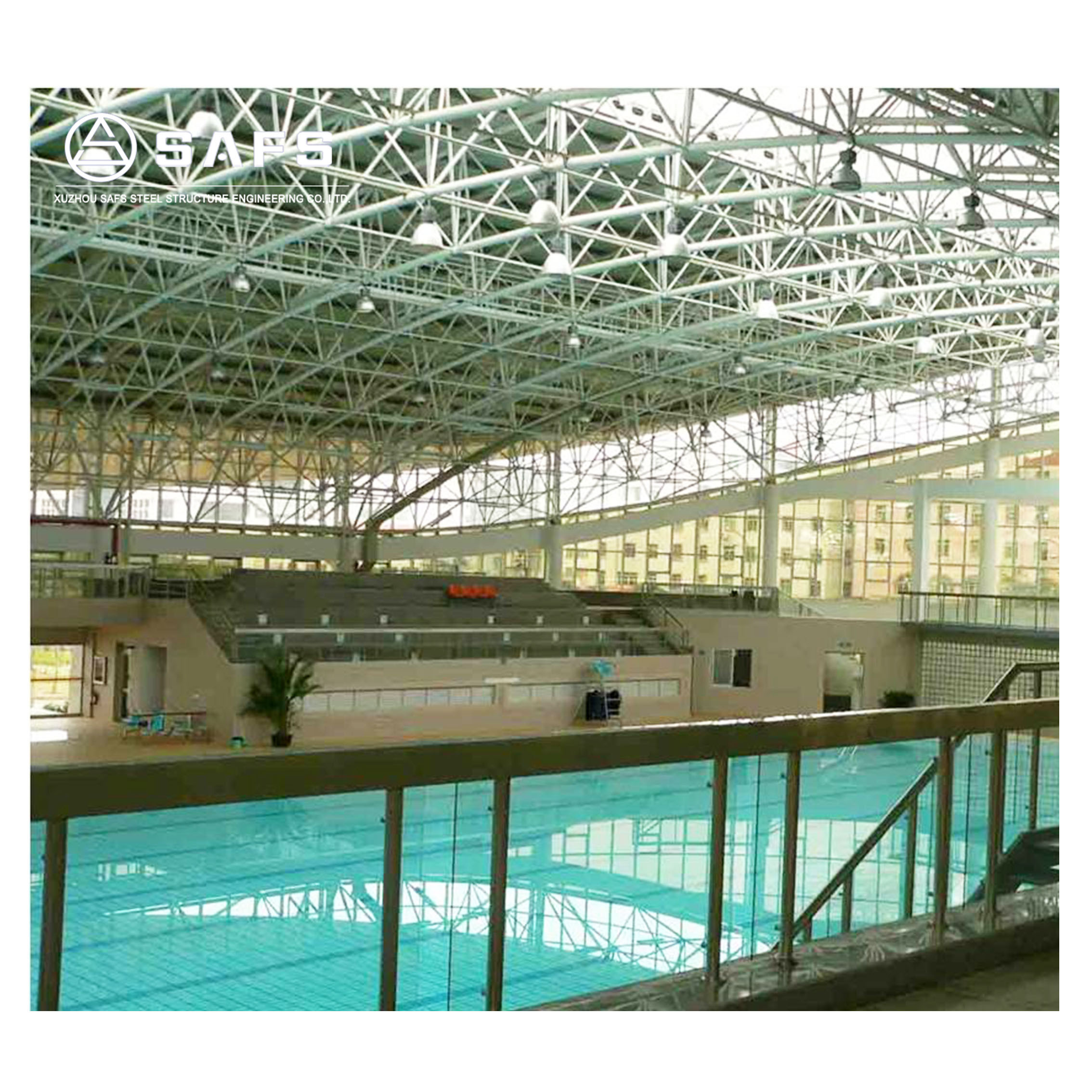 Toit en métal En Acier Espace Cadre D'arc Piscine Toiture Auvent