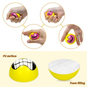 Liquidation des ventes motif personnalisé Logo petite boule de décompression <span class=keywords><strong>en</strong></span> mousse solide EVA Flexible adulte et enfant <span class=keywords><strong>jouet</strong></span> d'extrusion de compression - Product Image 4