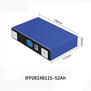 แบตเตอรี่ลิเธียม RUIBO 3.2V 52Ah DIY แบบ LFP ทรงปริซึม สำหรับชุดโซลาร์เซลล์  แบตเตอรี่สำรองพลังงานภายในบ้าน - Product Image 1