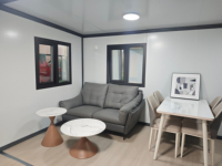 Maisonnette préfabriquée de 20 pieds à haute isolation avec panneaux PU, optimisée pour la climatisation et l'économie d'énergie, idéale pour les zones très chaudes
