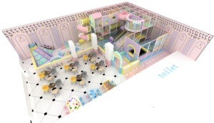 Indoor Commercial Use Plastic <b>Play</b> Center Ball Pool Soft <b>Play</b> Structures High Capacity Galvanized Steel Wooden <b>Frame</b> for Kids - Product Image 4