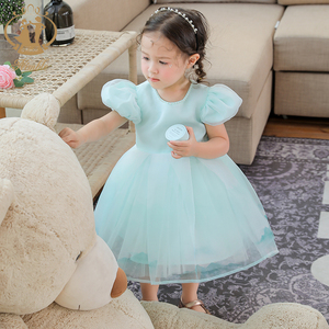 Ropa Infantil <span class=keywords><strong>de</strong></span> manga abombada para bebés, <span class=keywords><strong>vestidos</strong></span> <span class=keywords><strong>de</strong></span> boda para niños, <span class=keywords><strong>vestidos</strong></span> <span class=keywords><strong>de</strong></span> noche para desfile, larga, OEM - Product Image 6