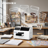 Impresora Digital Automática de Inyección de Tinta UV CMYK Todo en Uno PodNEX A3 DX7, 2400 DPI, para Carcasas de Plástico para Teléfonos/AirPods y Ropa