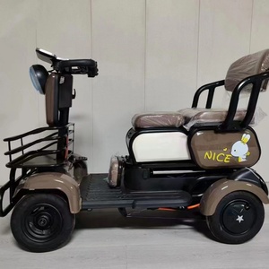 รถกอล์ฟไฟฟ้าคุณภาพสูง 600W 60V ระยะไกล 14 นิ้ว รถสามล้อไฟฟ้าสำหรับครอบครัว สกู๊ตเตอร์ไฟฟ้า 4 ล้อ - Product Image 6