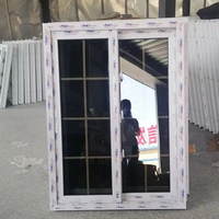Fenêtre coulissante à cadre en PVC avec prix avantageux, dernier design simple, fenêtres en PVC au Pakistan