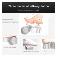 Masseur électrique pour les pieds avec 5 modes de massage, chaleur et vibration, certifié CE ROHS FCC