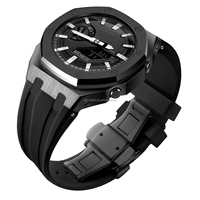 Boîtier de montre en acier inoxydable 316 avec bracelet en silicone Ga 2100 pour Oak G Shock Ga2100