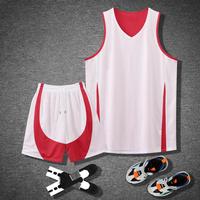 Seragam Basket Reversibel Grosir Tanpa Lengan, Celana Pendek Bolak-Balik, Cepat Kering, Bernapas, Untuk Pria dan Remaja