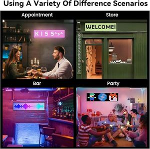 32-Pixel trong nhà/ngoài trời RGB Led <span class=keywords><strong>Dot</strong></span> <span class=keywords><strong>Matrix</strong></span> hiển thị với điều khiển Bluetooth cho quà tặng displayand quảng cáo trang trí - Product Image 3