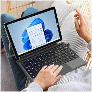 Mini-ordinateur portable professionnel 10,5 pouces avec écran tactile, Windows 10, Intel N4100, 16 Go + 1 To, tablette avec clavier dockable et stylet offert - Product Image 2