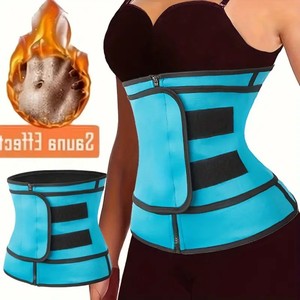 Cinturón Deportivo de Neopreno para <span class=keywords><strong>Mujer</strong></span>, Soporte <span class=keywords><strong>Lumbar</strong></span>, Moldeador de Cuerpo, Control de Abdomen con Cierre, para Todas las Temporadas - Product Image 1