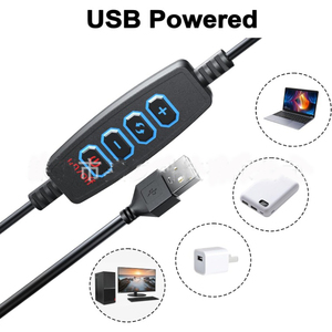 Anillo de luz de 6 pulgadas y 15cm con clip Live Show Video Shoot Luz de relleno con cable Mini anillo de luz - Product Image 4