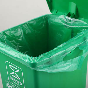 Sacs poubelle en plastique PE robuste pour les déchets ménagers de cuisine, sacs poubelle imprimés avec logo pour l'emballage - Product Image 2