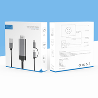 LD29 Plug and Play Micro USB Type C Type-c Câble USB-C vers HDMI Émetteur Audio Vidéo Mobile Adaptateur AV Numérique pour iPhone