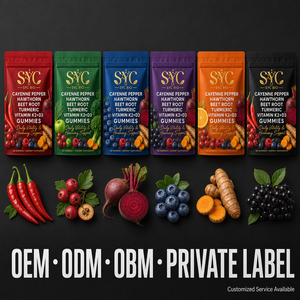 Gomitas <span class=keywords><strong>de</strong></span> Pimienta Cayena Avanzadas SYC BIO, Soporte Antioxidante Natural para Adultos, 60 Unidades, Precio al por Mayor, Marca Privada OEM ODM - Product Image 5