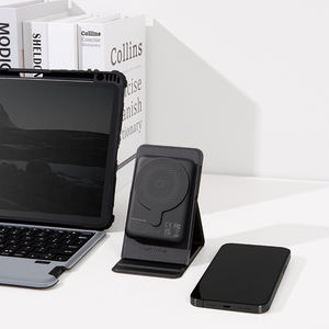 Nillkin – <span class=keywords><strong>batterie</strong></span> externe de charge sans fil à double anneau magnétique 5000mAh + support magnétique pour <span class=keywords><strong>iPhone</strong></span>, nouvelle collection - Product Image 2