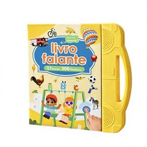 Portugiesisches Kinder-Soundbuch Lernmaschinen Hörbuch Pädagogisches Maßgeschneidertes Buch Erstes Alphabet für Kinder - Product Image 1