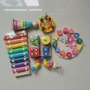 Juguete Musical de Piano Colorido para Bebés de 0 a 6 Años, Juego de Rompecabezas de Madera Suave Educativo Multifuncional Montessori para Niños - Product Image 6