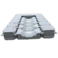 Dock modulaire pour bateaux en HDPE avec partie articulée