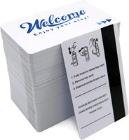 Impression personnalisée pour cartes de porte à bande magnétique en PVC étanche EV3 2K 4K pour hôtels, motels, hôpitaux, cartes intelligentes NFC 13,56 MHz