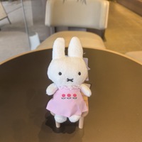 Gantungan Kunci Boneka Kelinci Lucu Multi Gaya, Hadiah Ulang Tahun, Hadiah Liburan, Hadiah Pasangan, Dekorasi Mainan yang Menenangkan