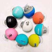 Mini Altavoz Portátil 5.3 con Forma de Hongo, Soporte para Teléfono con Ventosa Impermeable, Batería Integrada (200-500mAh) y Avisos de Voz