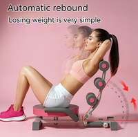 Machine à s'asseoir pliable à usage domestique pour l'entraînement abdominal multifonctionnel de musculation en intérieur Machine à s'asseoir abdominale