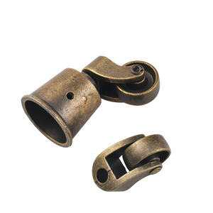 Rueda para Muebles de Aleación de Zinc, Bronce Antiguo, con Eje Hueco, Rodamiento Simple, Rueda de Poliuretano, Uso en Interiores, Diseño Tradicional y Duradero - Product Image 5