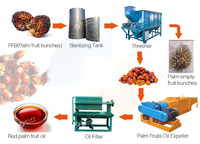 Nieuwe palmolieverwerkingsmachine met een capaciteit van 500 kg/uur, palmolie-expeller, palmvruchtenpers, energiebesparend, hoge kwaliteit