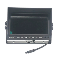 Monitor de Visión Trasera TFT LCD Independiente para Coche, de 7 Pulgadas, con Pantalla Dividida, AHD a Color, Universal de 12v a 36v, del Fabricante Super