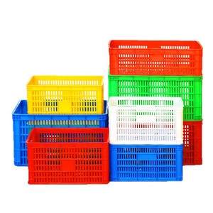 กล่องพลาสติกแบบพับได้ Rongchengsheng ขนาด 525x370x230 มม. กล่องเก็บของทรงสี่เหลี่ยมสำหรับขนส่งผักผลไม้ ใช้ในเชิงพาณิชย์ - Product Image 2