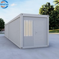 Maisons préfabriquées pliables WinFair à faible coût, 2 chambres, modernes, pour villa rurale/ferme/bibliothèque mobile
