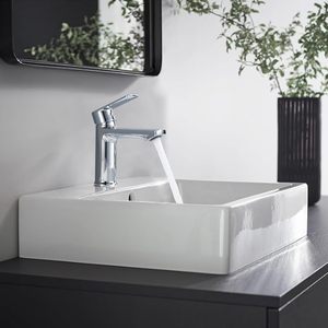Krom banyo musluk, Modern tek kolu tek delik banyo Vanity lavabo bataryaları için Pop up drenaj ve güverte plakası ile 1 veya 3 delik - Product Image 2
