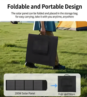 Panneau Solaire Pliable 100W à 800W pour Camping-Car, Camping et Alimentation de Secours Extérieure - Module PV Monocristallin Haute Efficacité et Durable