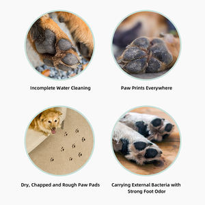 कुत्तों और बिल्लियों के लिए पालतू पाव सफाई फोम का कोई भी मंत्र गंदगी और गंध को दूर करता है - Product Image 5