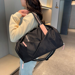 Bolsas de Gimnasio Pequeñas Impermeables Personalizadas con Compartimento para Zapatos, Bolsas de Viaje Ligeras para Mujer, Bolsas Deportivas de Yoga - Product Image 1