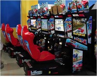 2024 fabricants chinois en gros nouveau design 32 pouces HD machine de jeu de course équipement de jeu vidéo pour adultes à pièces à vendre