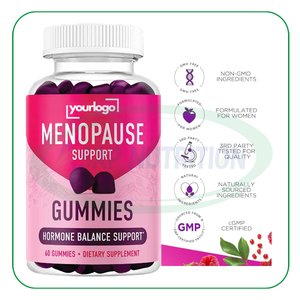 Complément alimentaire en gommes pour la ménopause, marque privée ASAP, vitamines, maca, soulagement de la ménopause, gommes pour femmes - Product Image 3