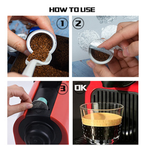 <span class=keywords><strong>Meilleures</strong></span> ventes pour les magasins : 1 ensemble de capsules de café, dosettes d'espresso, <span class=keywords><strong>filtres</strong></span> jetables en polygel - Product Image 5