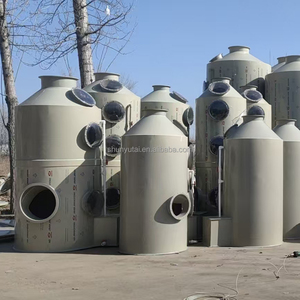Sistema de Purificación de Gases de Combustión con Torre de Pulverización Industrial de PP, Depurador Húmedo, <span class=keywords><strong>Filtro</strong></span> HEPA, <span class=keywords><strong>Bomba</strong></span> de Purificación de Gases de Chimenea, 99% de Eficiencia, Depurador de Ácidos, 500 CFM - Product Image 5