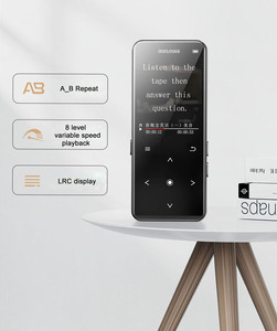 BENJIE Lecteur MP3 1.8 pouces avec enregistreur de musique à petit écran BT5.3 et format <span class=keywords><strong>audio</strong></span> WAV supportant la voix - Product Image 3