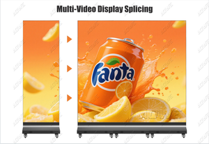 Aowe p1.8 p2.5 אלומיניום מותאם אישית פרסום עמדה wifi בקרת תצוגה ניידת ניידת - Product Image 4